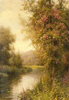 Knight, Louis Aston - A Flowering Vine along a Winding Stream with a Country Churc